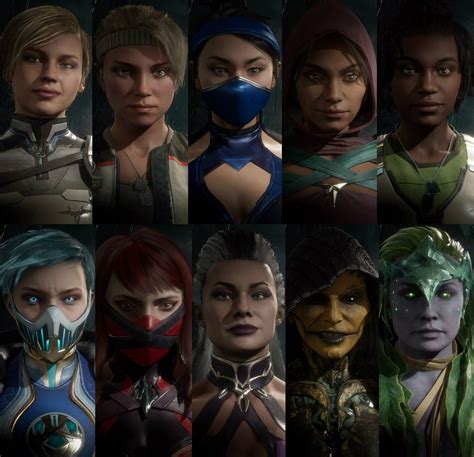 original female mortal kombat characters|All Mortal Kombat Female Characters [Khaos Reigns Update]